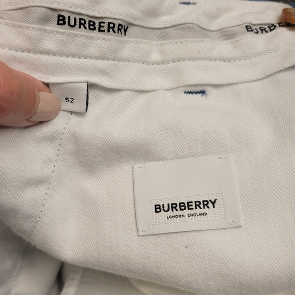 Burberry mens trouser chino casual shorts blue - Picture 6 of 8